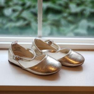 Gap Girls gold sandals
